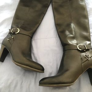 Women’s GH BASS Black High Heel Boots Size 8.5M